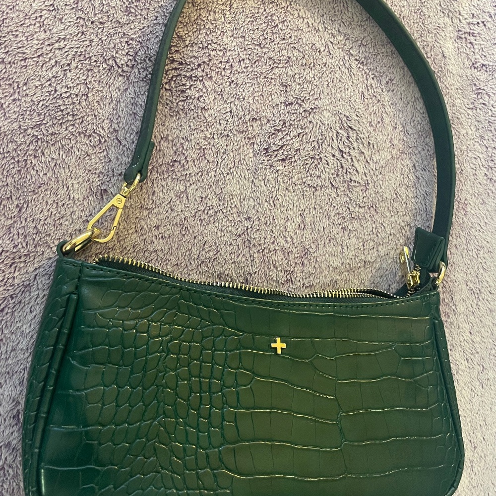 NEW PETA +JAIN Dark Green shoulder bag